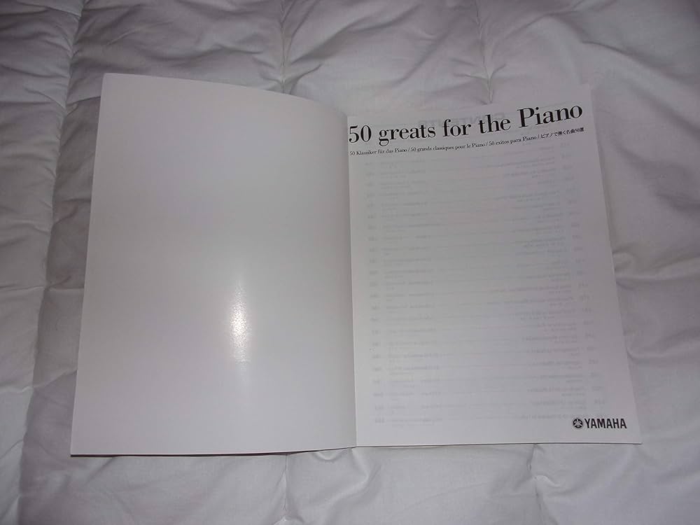 50 Greats for the Piano: Yamaha: Amazon.com: Books